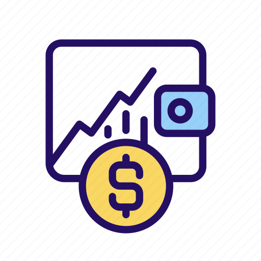 Investment, earning money, financial market, economic growth icon - Download on Iconfinder