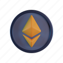 ethereum, coin, investment, cryptocurrency, blockchain