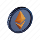 ethereum, coin, investment, cryptocurrency, blockchain