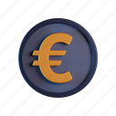 euro, coin, currency, money