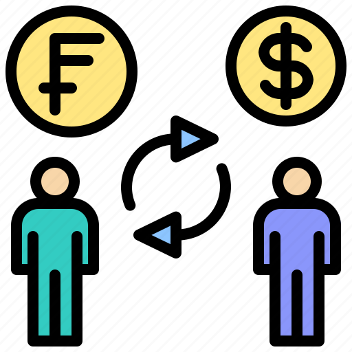 Tourist, money, trading, currency, dollar, franc, exchange icon - Download on Iconfinder