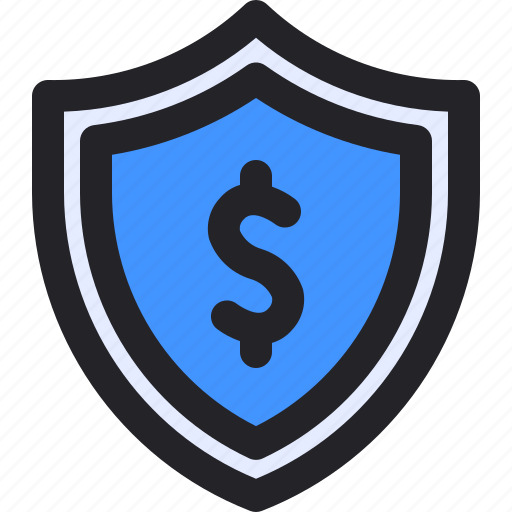 Shield, money, dollar, protection, security icon - Download on Iconfinder
