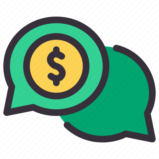 Speech, bubble, money, dollar, chat icon - Download on Iconfinder