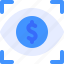 eye, money, dollar, vision, marketing 