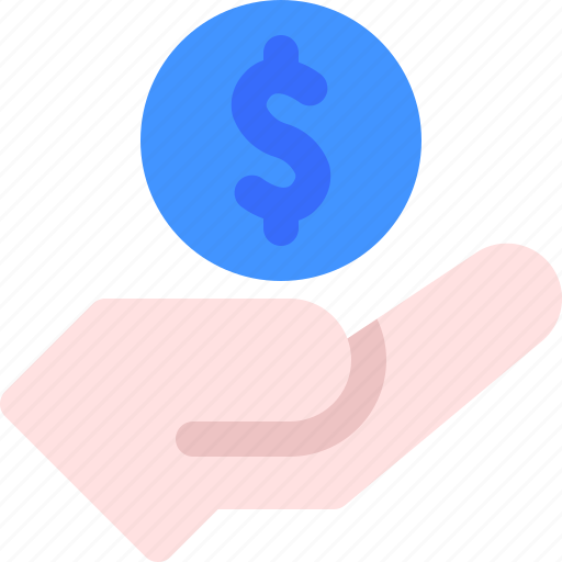 Hand, payment, money, coin, currency icon - Download on Iconfinder