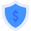 shield, money, dollar, protection, security 