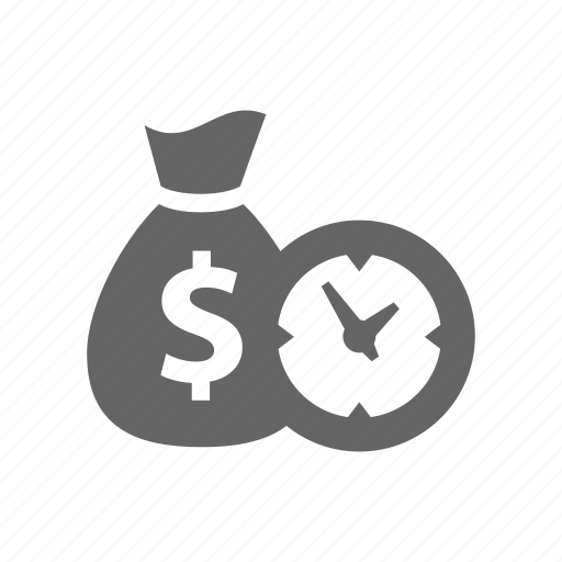Selling, finance, business, banking, money, dollars, clock icon - Download on Iconfinder