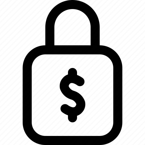 Locked, money, lock, security, padlock icon - Download on Iconfinder