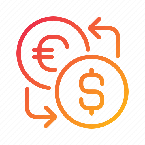 Currency exchange, foreign cash, currency converter, global trade icon - Download on Iconfinder