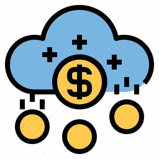 Cloud, banking, coin, money, management, cash, finance icon - Download on Iconfinder