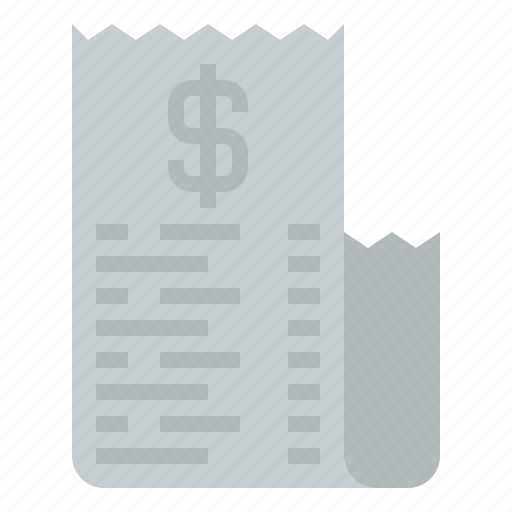 Bill, receipt, invoice, coin, money, management, finance icon - Download on Iconfinder