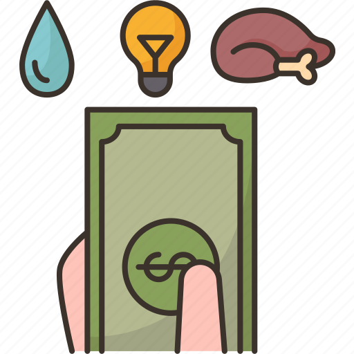 Expense, essential, cost, living, payment icon - Download on Iconfinder