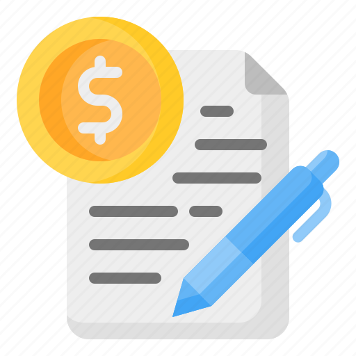 Loan, debt, contract, agreement, banking, bank, document icon - Download on Iconfinder