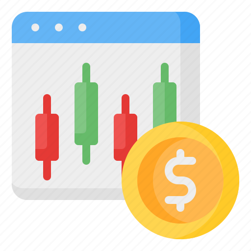 Stock market, trading, exchange, candlestick, chart, investment, website icon - Download on Iconfinder