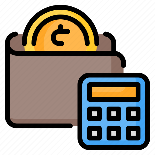 Budget, budgeting, cost, money, accounting, wallet, calculator icon - Download on Iconfinder