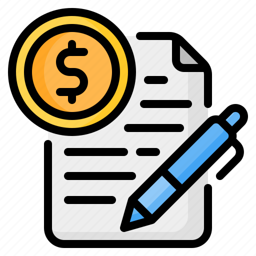 Loan, debt, contract, agreement, banking, bank, document icon - Download on Iconfinder
