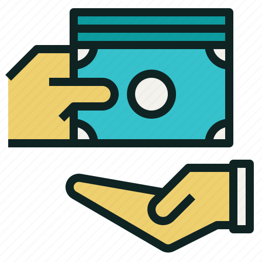 Give, hand, loan, money, take icon - Download on Iconfinder
