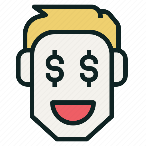 Face, man, money, smile, trader icon - Download on Iconfinder