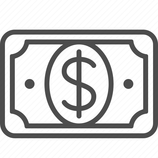 Banknote, bill, cash, currency, dollar, money icon - Download on Iconfinder