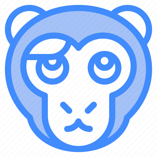 Scared, monkey, animal, wildlife, pet icon - Download on Iconfinder