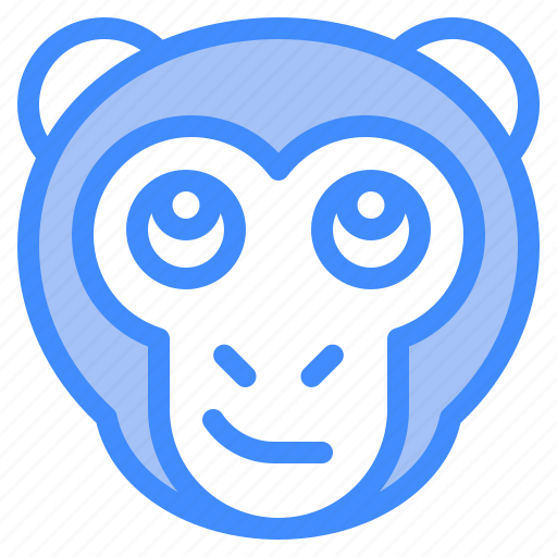 Smirk, monkey, animal, wildlife, pet icon - Download on Iconfinder