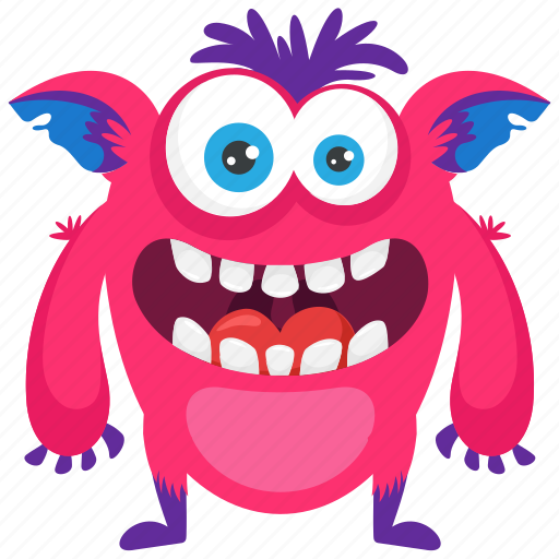 Aggressive monster, alien monster, angry monster, monster cartoon, zombie monster icon - Download on Iconfinder