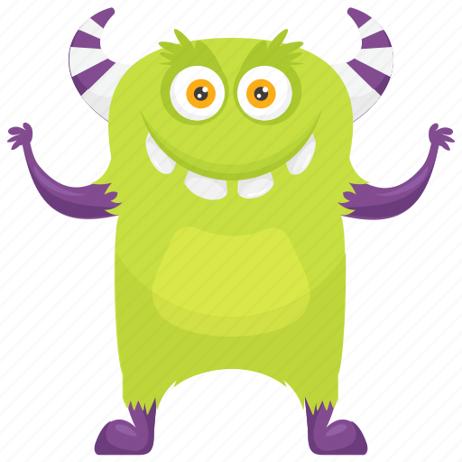 Alien monster, cartoon monster, happy monster, potato zombie monster, zombie monster icon - Download on Iconfinder