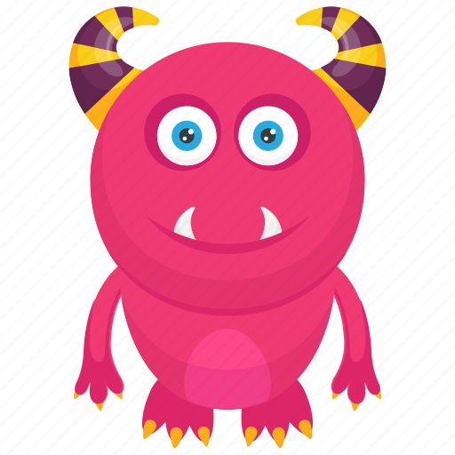 Cartoon monster, demon, halloween character, monster costume, monster ons icon - Download on Iconfinder