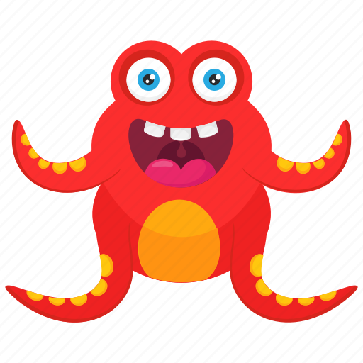 Butterfly monster, insect monster, ladybug monster, monster cartoon, monster character icon - Download on Iconfinder