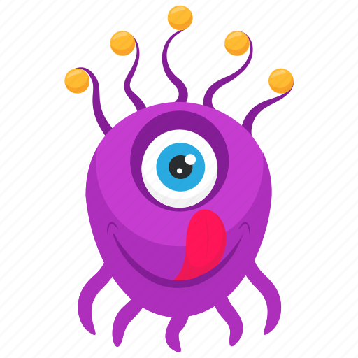 Eyeball monster, monster cartoon, monster character, monster costume, one eyed monster icon - Download on Iconfinder
