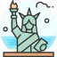 statue of liberty, cityscape, united states of america, landmark, new york 