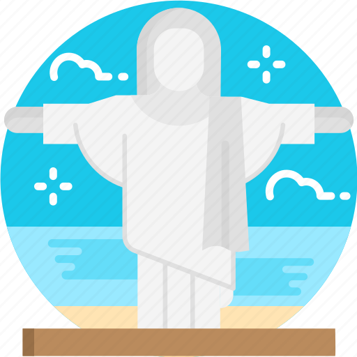 Christ, landmark, statue, brazil icon - Download on Iconfinder