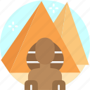 pyramid, cultures, ancient, landmark, desert