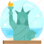 statue of liberty, cityscape, united states of america, landmark, new york 