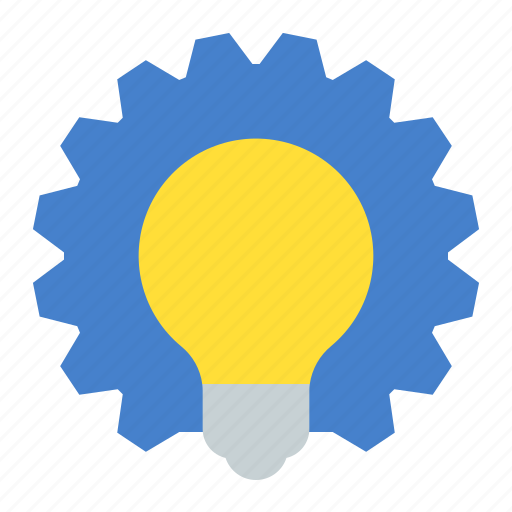 Lamp, gear icon - Download on Iconfinder on Iconfinder