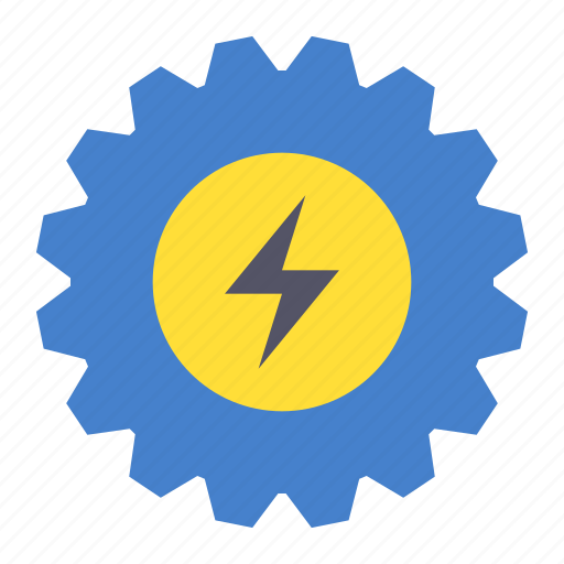 Energy, gear, generate icon - Download on Iconfinder