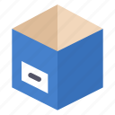 box, open, product