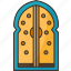door, morocco, arch, arabian, art 