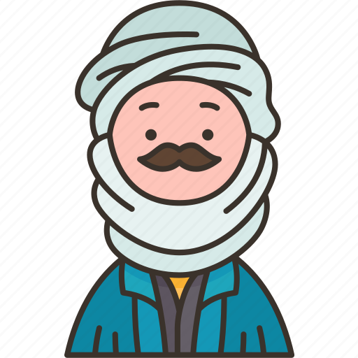 Man, moroccan, muslim, arabian, ethnic icon - Download on Iconfinder