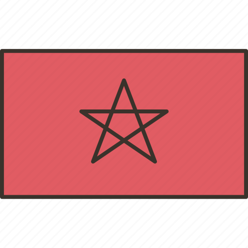 Morocco, flag, country, nation, official icon - Download on Iconfinder