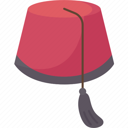 Fez, hat, moroccan, headwear, traditional icon - Download on Iconfinder