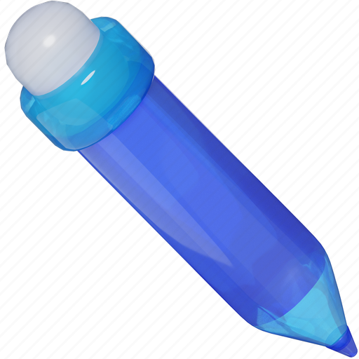 Pencil, pen, edit, writing, stationery, tools, supplies 3D illustration - Download on Iconfinder