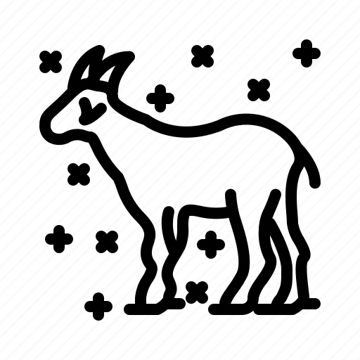 Goat, islam, animal, eid al adha, sacrifice icon - Download on Iconfinder