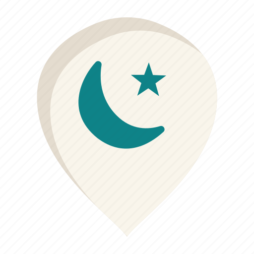 Mosque, pin, gps, marker, pointer, map, place icon - Download on Iconfinder