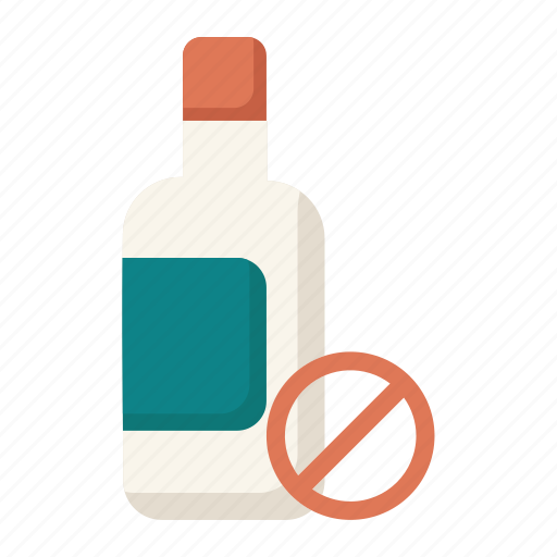 No, alcohol, cross, cancel, prohibited, forbidden, delete icon - Download on Iconfinder