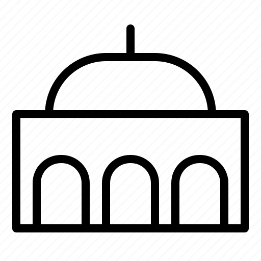 Building, moon, mosque, religion, star icon - Download on Iconfinder