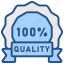 100%, quality, 100% quality, tag, label, sticker 