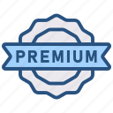 premium, tag, label, sticker
