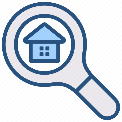 Estate, find, real, search, home, real estate, apartment icon - Download on Iconfinder