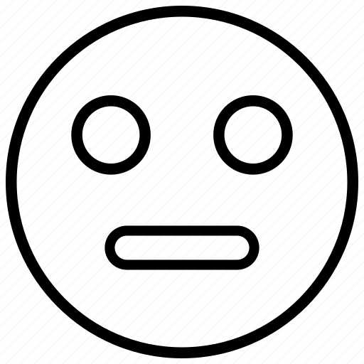 Average, feedback, review, emoji, emotion, reaction icon - Download on Iconfinder